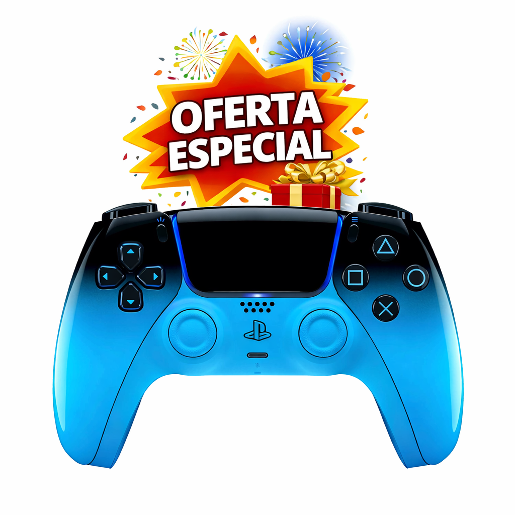 ChatGPT Image 18 mar 2026, 16_14_00 Mando PS5 Sony DualSense Rhythm Blue con Joysticks Magnéticos - Imagen 1